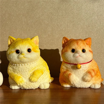 Cute Kawaii Cat Squishy Soft Silicone Stress Relief Squeeze Toy Anxiety Relief Desk Buddy Gift for Kids Adults Desk Decor Gift