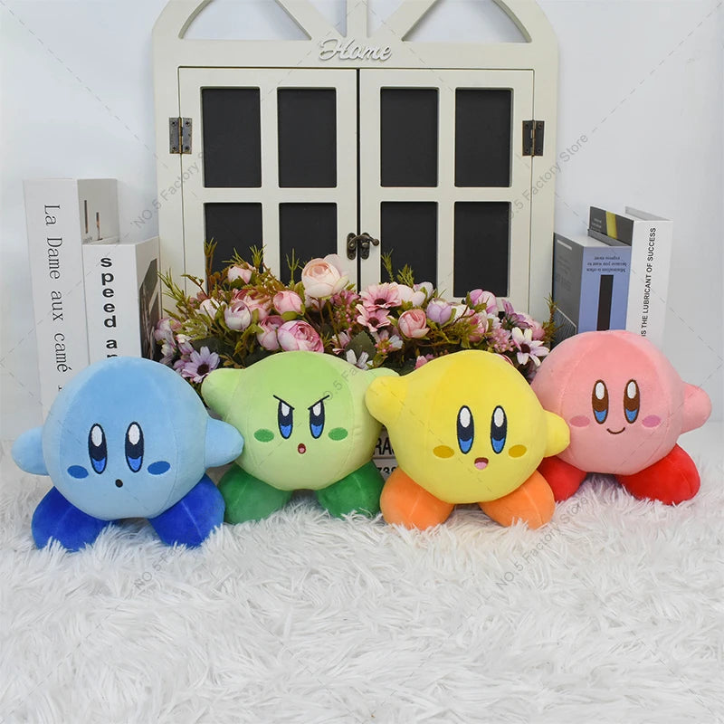 Cute Multicolor Kirby Plush Toy Kawaii Anime Star Kirby Sword Kirby Waddle Doo Elfilin Stuffed Doll Peluche Birthday Gifts