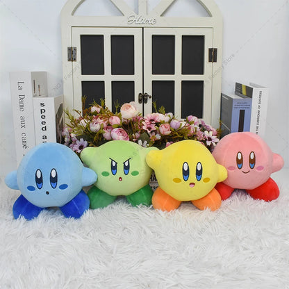 Cute Multicolor Kirby Plush Toy Kawaii Anime Star Kirby Sword Kirby Waddle Doo Elfilin Stuffed Doll Peluche Birthday Gifts