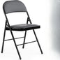 Leather Padded Folding Chair 4 Pack Sturdy Metal Foldable Chairs Easy to Use and Storage Outdoor and Indoor for Home Office