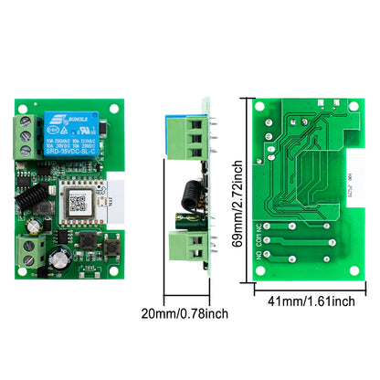ZIGBEE 3.0 Smart Garage Door Opener AC DC7-32V 85-250V Remote Control Wireless Switch Relay Works with Tuya Smartlife Alexa
