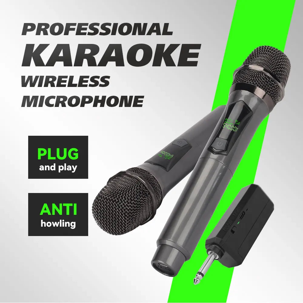 LMBGM W7 2.4G wireless charging handheld microphone system with long battery life for churches, karaoke, outdoor performances
