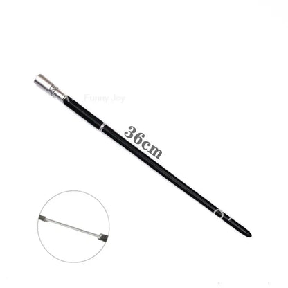 Anime Cosplay Metal Core Magic Wand Decoration Toy Accessories For Kids Bacchetta Di Plastic Magic Stick