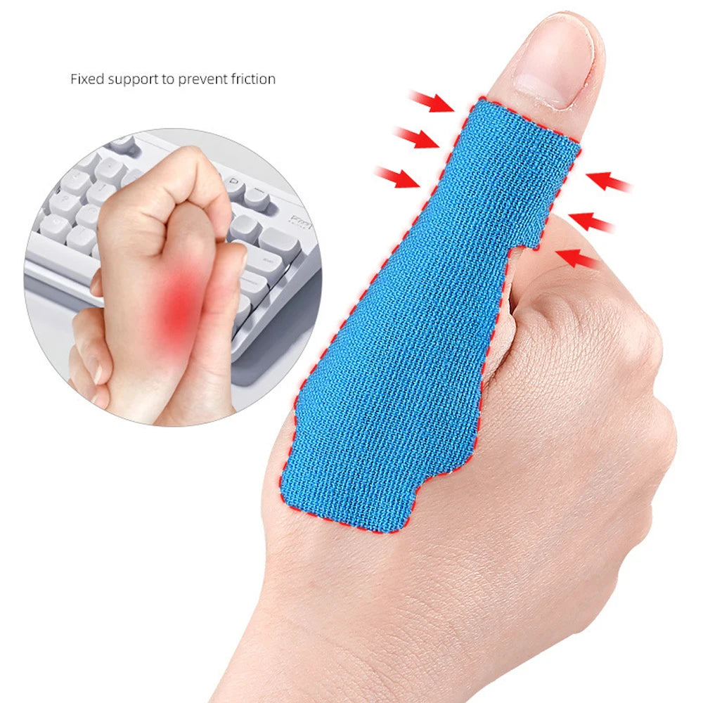 5Pcs/Set Thumb Support Tape for Arthritis - Self Adhesive Thumb Protecting Straps, Elastic Thumb Pain Relieving Patch for Sport