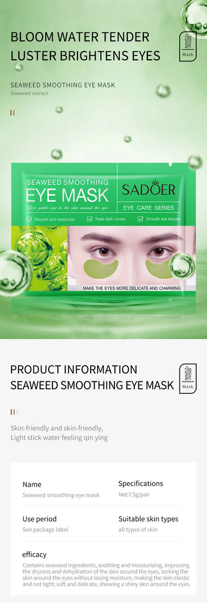 10 Pairs SADOER Crystal Collagen Eye Mask Anti Wrinkle Dark Circles Removal Eyes Bags Moisturizing Eye Patches Skin Care
