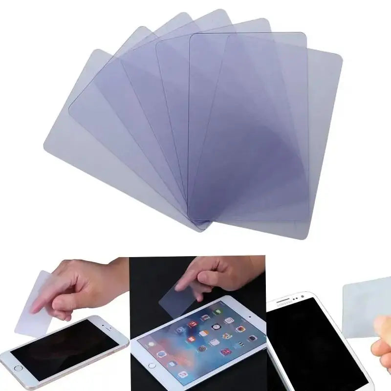 10-20Pcs Phone Plastic Card Ultra Thin Flexible Pry Opening Scraper Clear Screen Opener For Mobile Phone Tablet LCD Repair Tools