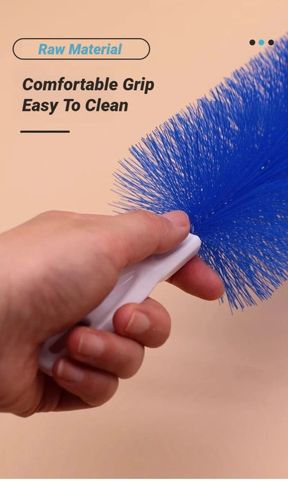 Bendable Fan Duster Ultra Fine Bristles Long Handle Cleaning Tool For Air Conditioner Furniture Shutter Car