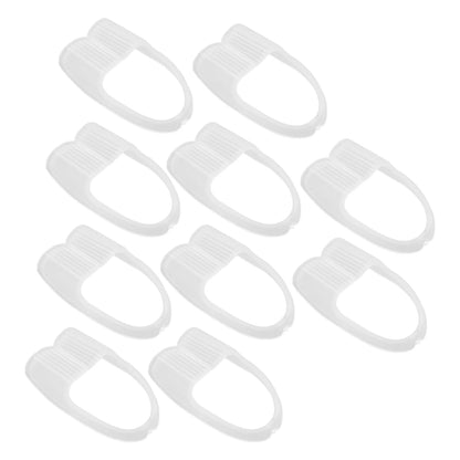 10pcs Dental Night Guard Rubber Athletic Protection Mouth Clenching Guard for Grinding Teeth Sleeping Devices Snoring Stopper