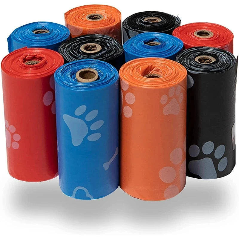 2-100Roll Dog Poop Bag Outdoor Cleaning Poop Bag Outdoor Clean Pets Supplies for Dog 15Bags/Roll Refill Garbage Bag Pet Supplies