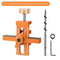 Adjustable Cabinet Door Mounting Jig Quick Positioning Hole Opening Tool Aluminum Alloy for Woodworking Installing Cabinets Tool