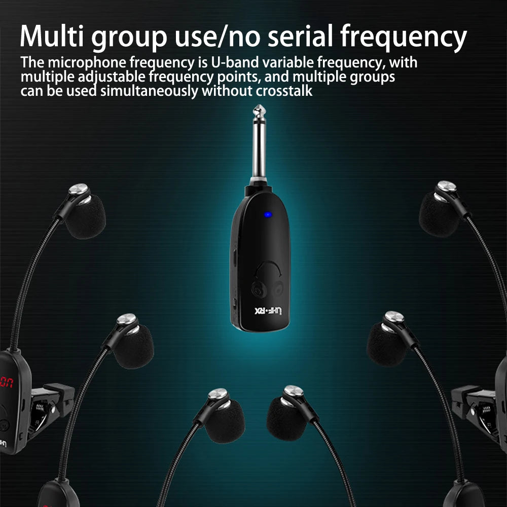 Sax trumpet trombone special wireless microphone musical instrument pickup amplifier performance outdoor performance microphone
