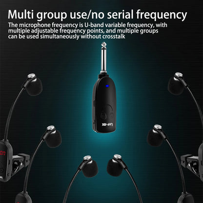 Sax trumpet trombone special wireless microphone musical instrument pickup amplifier performance outdoor performance microphone