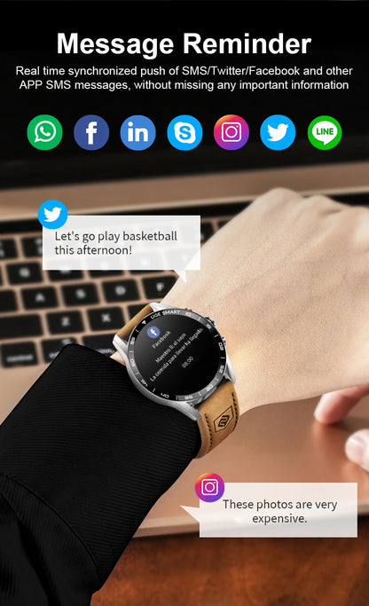 LIGE 2025 New Rugged Military Sports Smart Watch Men 1.39” HD Screen Heart Rate Bluetooth Call Waterproof Outdoor Men SmartWatc