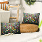 Two-piece suit Blue Floral Pillowcase for Bed , Used for sofas, chairs, cars, decorative cushion covers, pillowcases.