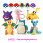 Pokemon ball deform Figure Pikachu Charizard Venusaur Blastoise Gyarados Solgaleo Lunala Action Figurine pokeball poke child Toy