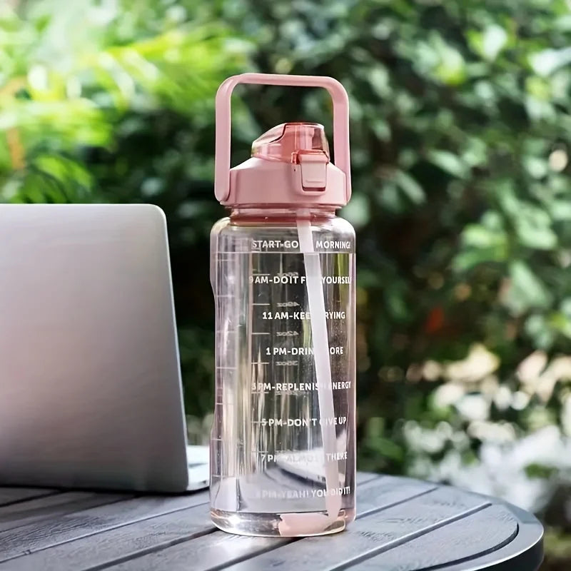 1 Piece, 64OZ (Approx. 2000ml)Large Outdoor Straw Water Cup, 1pc | Great for Hiking, Cycling, Birthday & Holiday Gifts