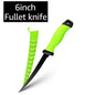 Fishing Knife 6 Inch Fillet Boning Knife Stainless Steel Cleaver Kitchen Professional Fruit Meat Cutting Fishes Slicing Knives