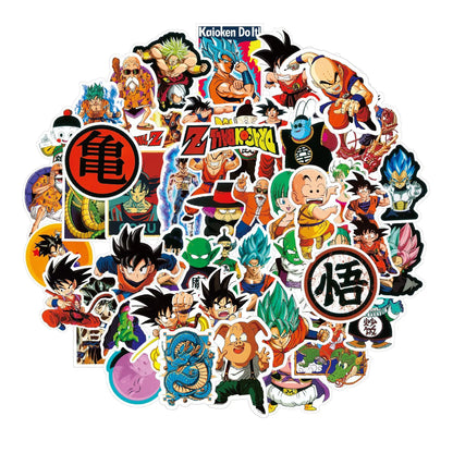 Anime Dragon Ball Party Favors Seal Stamps Slap Bracelets Stickers Gifts Bag Goodie Bag Fillers Birthday Party Gifts Wedding