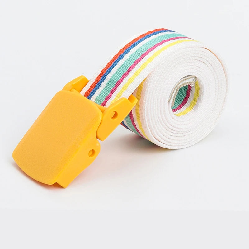 Colorful Canvas Tactical Belt Unisex Fashion Casual Luxury Trend Jeans Accessories Youth Nylon Girdle Cute Kids Hunting Belt