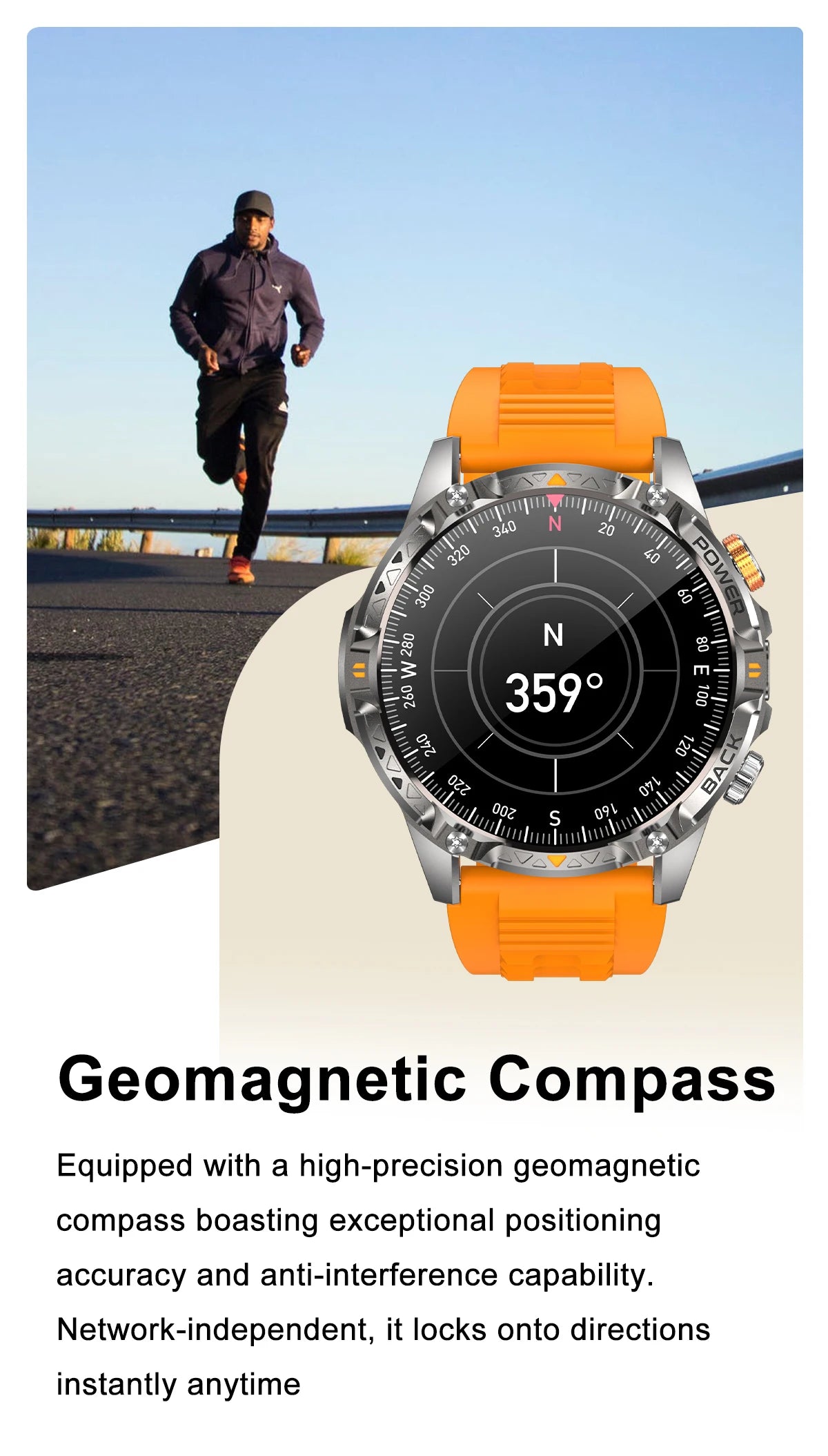 LIGE Nowy wojskowy do T-Rex 3 Ultra Smart Watch Bateria 1000 mAh Wodoodporny IP68 Kompas Latarka Sportowy monitor Smartwatch Mężczyźni