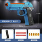 SIG17 Shell Throwing Toy Gun Continuous Firing Blowback Soft Bullet Pistol Model Empty Hanging Weapon Children's Toy Boys Gift