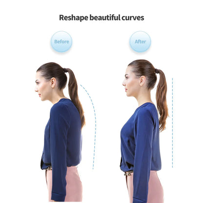 Silicone Invisible Posture Corrector Training Reminder Sensor Back Posture Neck Hump Corrector Smart Auto Sensing