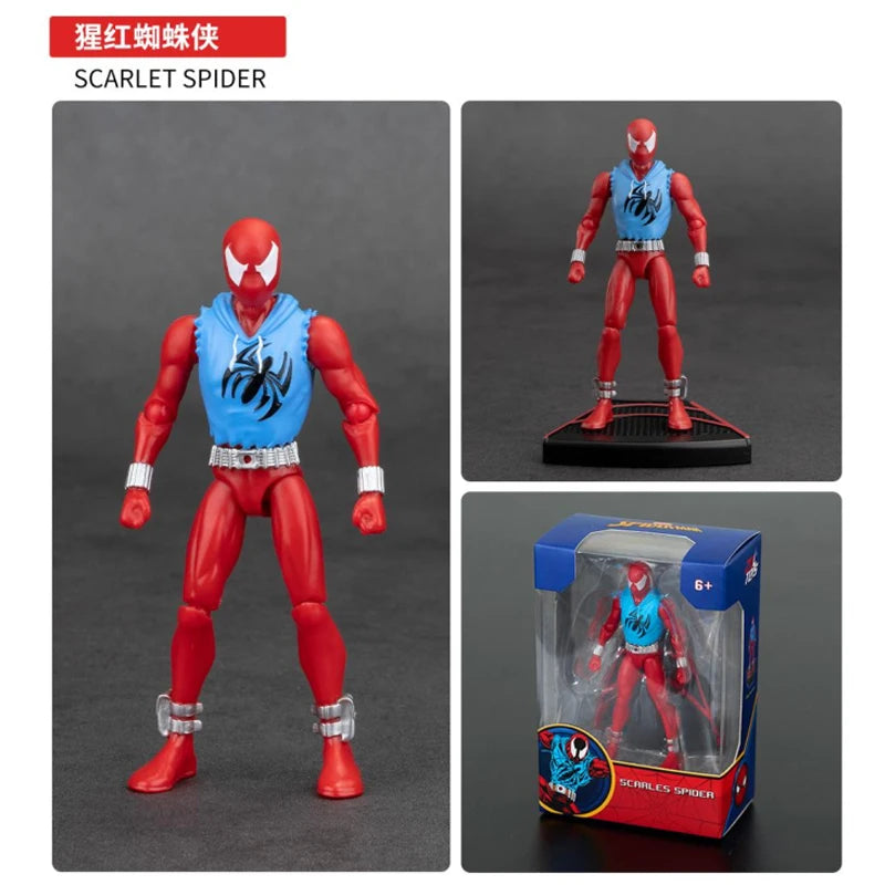 ZD Toy Spider-man BASE AGGREGATION GAMEPLAY ELECTRO GREEN GOBLIN Miles Morales Collection Infinity Saga Figure Toy