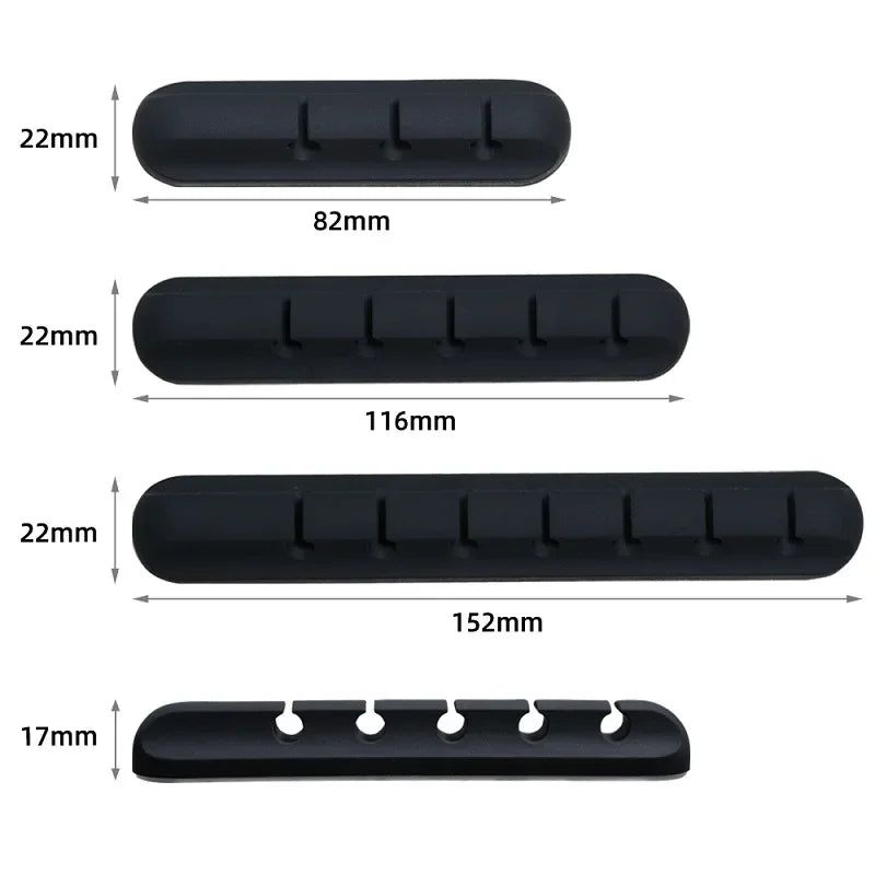 Silikonowy Organizer Kabli USB Nawijacz do kabli USB Klipsy do zarządzania porządkiem na biurku Uchwyt na kabel do akcesoriów do myszy i słuchawek