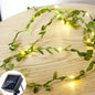 7M/12M/17M Maple Leaf Vine Fairy Lights String LED Solar Light Garden Decoration Waterproof Solar Lamp Wedding Christmas Garland