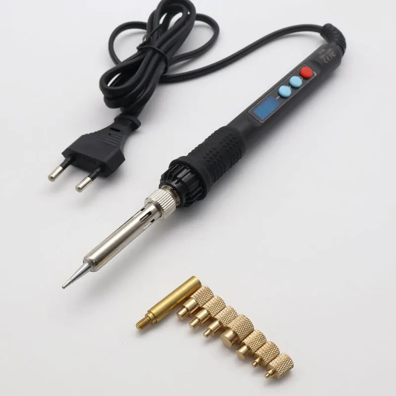 90W LED 936 Soldering iron adjust temperature With M2 M2.5 M3 M4 M5 M6 M8 Hot Melt Nuts Embedding tool For 3D Printer Parts