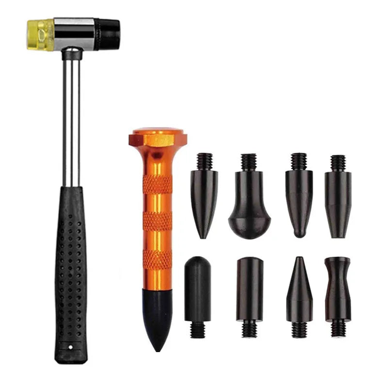 Car Dent Puller Kit Paintless Dent Golden Lifter Suction Cup Bridge Puller Dent Remove Tool Hail Damage Refrigerator Door Repair