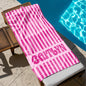 Personalized Beach Towel Custom Name/Logo Microfiber Towel Thin Quick Dry Absorbent for Beach Swimming Yoga Bath Sports