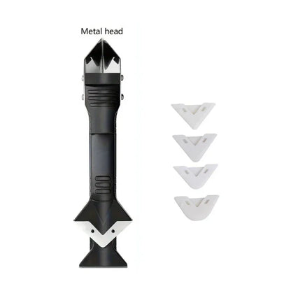 5 In 1 Silicone Scraper Sealant Smooth Remover Tool Set Caulking Finisher Smooth Grout Kit Floor Mould Removal Hand Tools /,'[\0