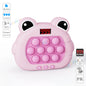 Electronic Pop Light Up Game Handle Toys for Children Adults Fidget Anti Stress Relief Toys Chases Light Game Console Xmas Gifts