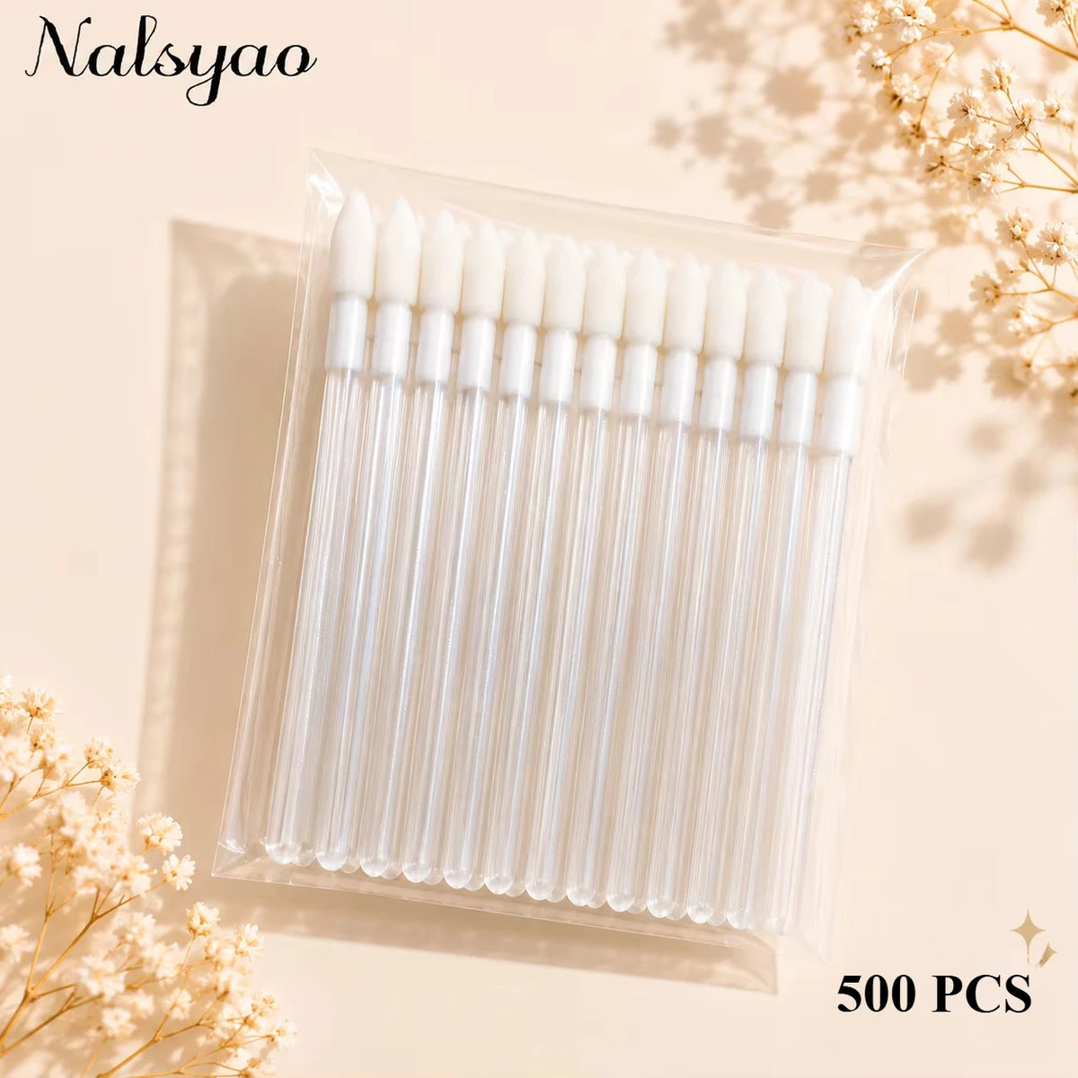 100/300PCS Disposable Lip Brush MakeupTool Beauty Accessories  Brushes Lipstick  Applicator Wands Wholesale Eyelashes Extension