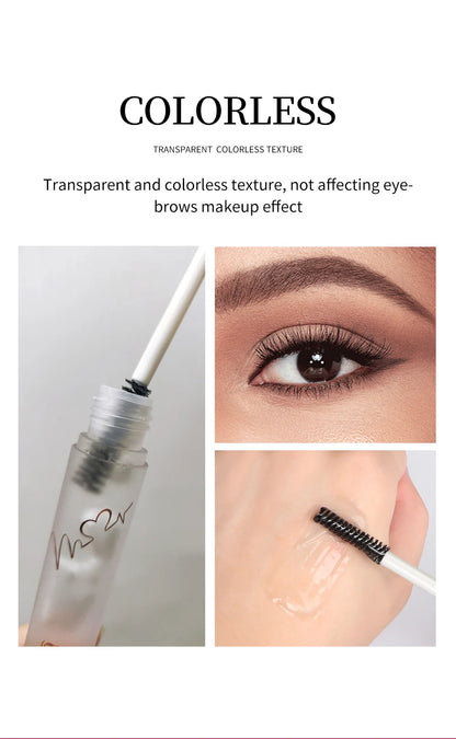 QIBEST Transparent Eyebrow Gel Long Lasting Shape Natural Three Dimensional Moisturizing Eyebrow Styling Gel Makeup Brow Soap