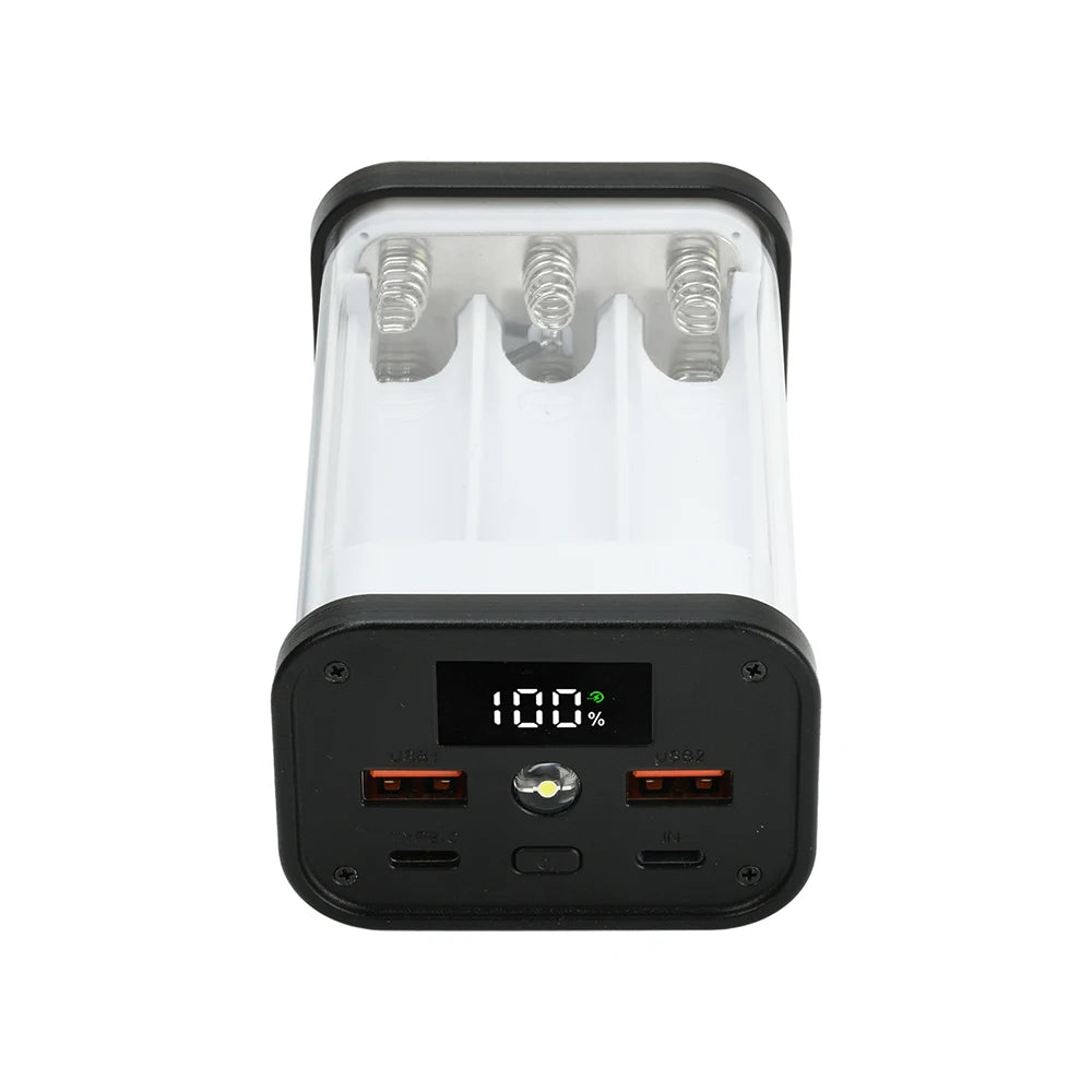 22.5W Fast Charging Power Bank Case No-Solder 6/12-Cell 18650 Battery Holder PD Power Supply Battery Energy Storage Box Kit