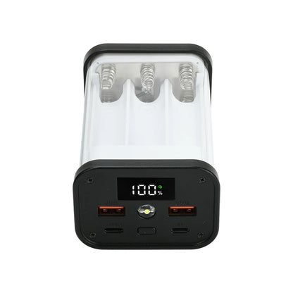 22.5W Fast Charging Power Bank Case No-Solder 6/12-Cell 18650 Battery Holder PD Power Supply Battery Energy Storage Box Kit