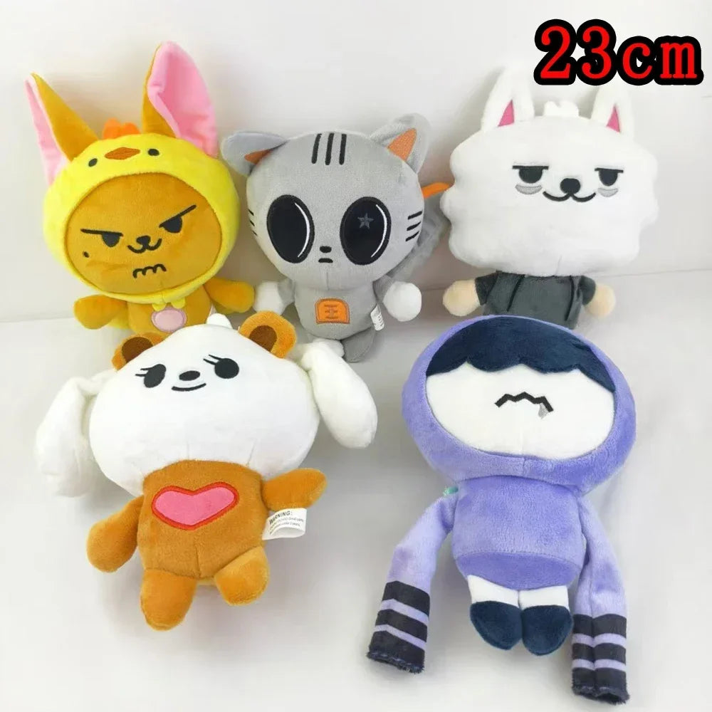 Staykids Plush Mini Keychain Pendant New SKzoo Plush FM Field Week 5cm Plush Cartoon Cute Pendant Birthday Toys