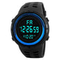 Men Sport Watch Multifunction Military Sports Watch Waterproof Luminous LED Digital Kids Watch Big Dial Student Electronic Watch
