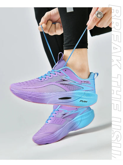 Marathon Running Shoes Speciality Men Sports Cushion Carbon Board Breathable Lightweight Comfortable Women's Athletic Sneakers