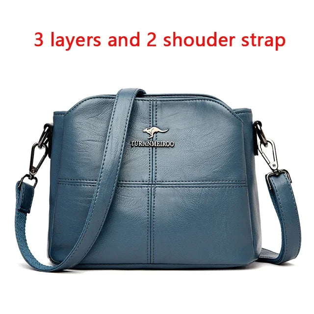 Casual Women's Bag High Quality Pu Leather Shoulder Bags for Women 2022 Ladies Crossbody Bag Purses and Handbags Luxury Designer