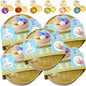 Colorful Dumpling Squishes Stress Balls Fidget Sensory Toys Simulation Food Squishies Bun with Steamer Squeeze Dough Ball Gifts