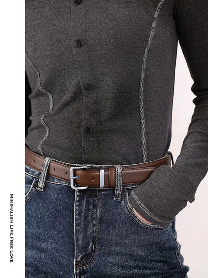 Luxury Suede Cowhide Leather Belt for Women, Vintage Style with Gold Buckle, 3.3cm Wide Waistband for Dresses & Jeans