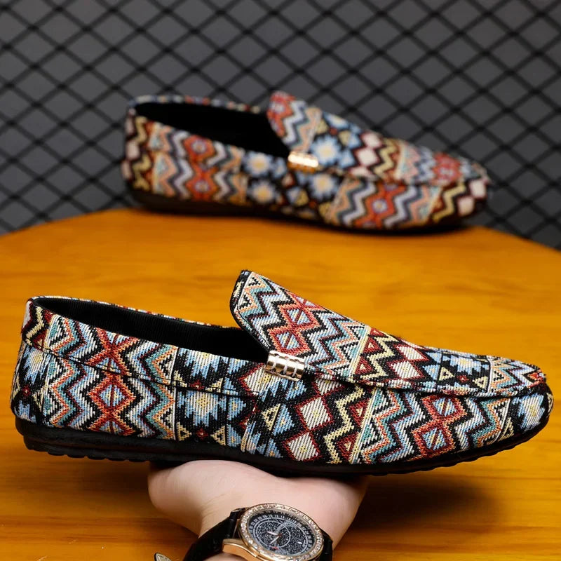 Summer Slip-on Shoes Man Loafers Comfortable Breathable Men's Casual Shoes Lightweight Flat Designer Shoes For Men Lazy Shoes