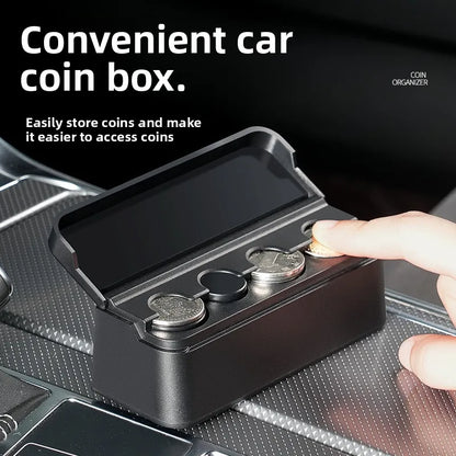 Car Coin Small Storage Home Dual Purpose Change Box Creative Coins Purse Euro Dispenser Holder Case Wallet Holders Money Boxes