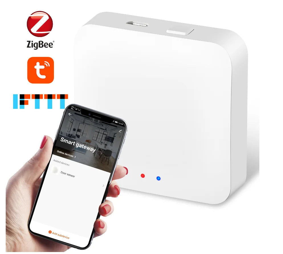Works with Tuya Zigbee Smart Scene Switch Button 4 Gang 12 Scene Switch Push Button Controller in Smart Life App ZigBee Gateway