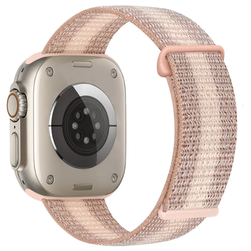 Nylon Loop Strap for Apple Watch Band 46mm 40mm 44mm 45mm 42mm 41mm 38mm Smart Belt Bracelet for IWatch Ultra 49mm 8/7/6/SE/5/4
