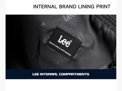 LEE Fashion Waterproof Large Crossbody Shoulder Bag Women Male Flip Laptop Messenger Bag Teenagers College Satchel School Bag