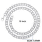 2024 Full Iced Out Watch Mens Cuban Link Chain Bracelet watch Bling Jewelry for Men Big Gold Chains Hip Hop Men Watch Set